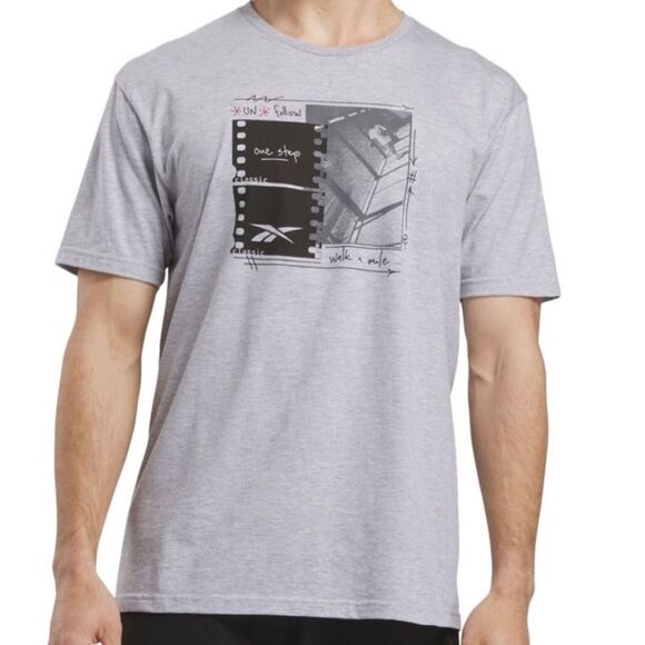 Reebok Other - Reebok Gray Graphic Men's T-Shirt